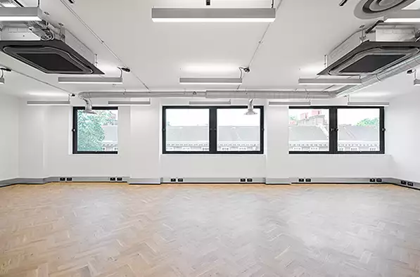 Office space to rent at 60 Grays Inn Road, 60 Gray's Inn Road, London, unit GI.4.05, 772 sq ft (71 sq m).