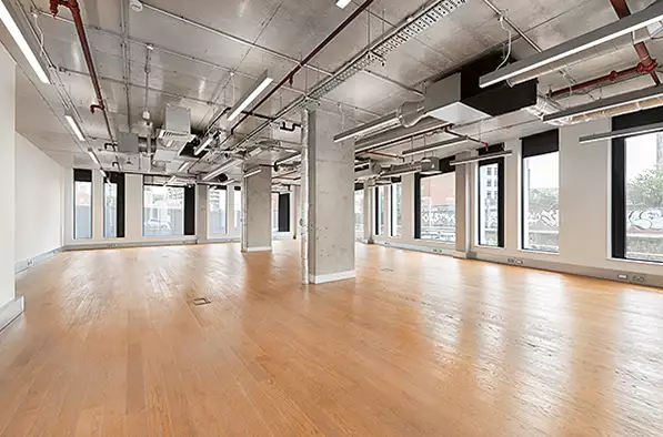 Office space to rent at Mirror Works, 12 Marshgate Lane, London, unit MI.G03, 2144 sq ft (199 sq m).